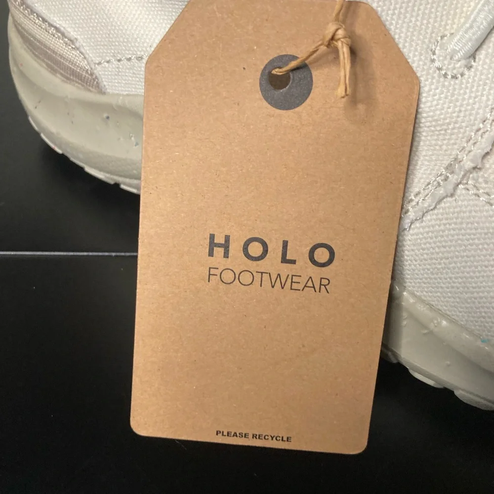 HOLO Athena Chukka Boots Off-White Canvas NWT Women’s US 12 EU 44